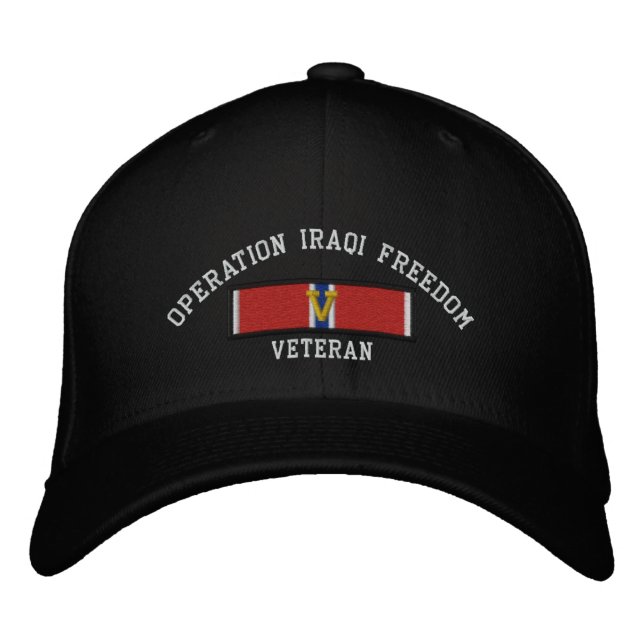 OIF Bronze Star with V Embroidered Hat (Front)