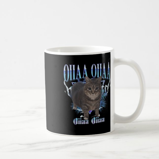 Oiia Oiia Cat Brainrot  Coffee Mug (Right)