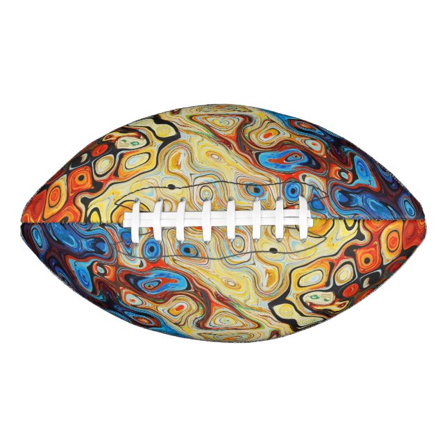 OIL ABSTRACT PATTERN AMERICAN FOOTBALL (Front)