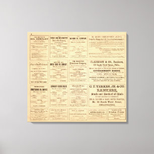 Oil Advertisements Canvas Print