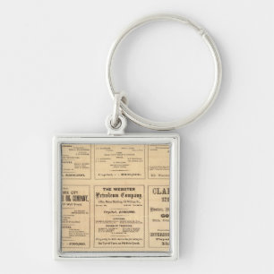 Oil Advertisements Key Ring