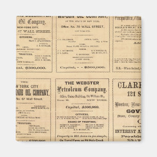 Oil Advertisements Magnet