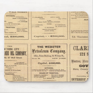 Oil Advertisements Mouse Mat