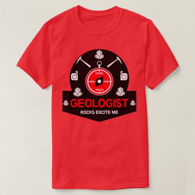 Oil And Gas Geologist Geology Gifts Rocks Engineer T-Shirt (Design Front)