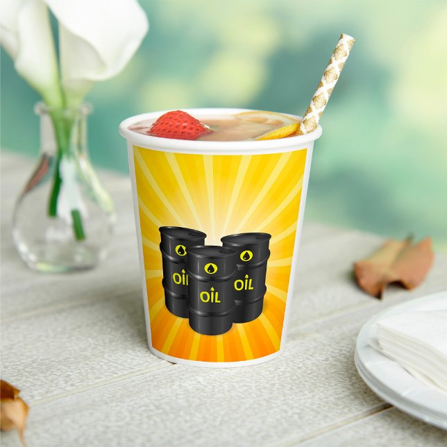 Oil Barrels Paper Cups (Creator Uploaded)