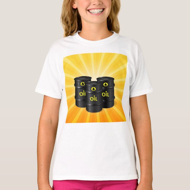 Oil Barrels T-Shirt (Front)