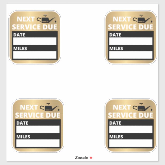 Oil Change,Next Service Due Reminder  (Sheet)