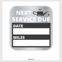 Oil Change,Next Service Due Reminder 
