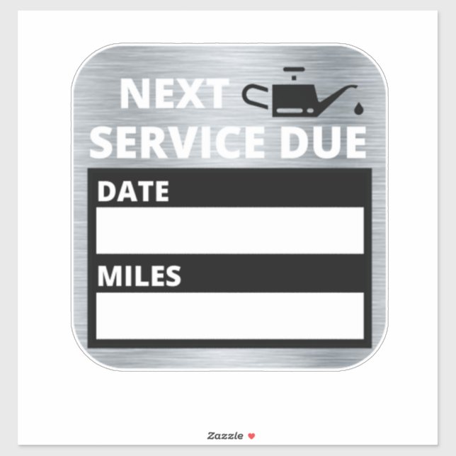 Oil Change,Next Service Due Reminder  (Sheet)