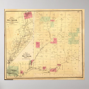 Oil Creek branches Poster