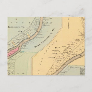 Oil Creek Crawford County and Venango County Pa Postcard