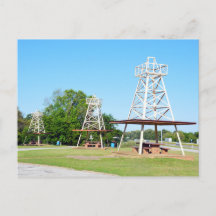 Oil Derrick Picnic Tables, I-20 Highway, Texas