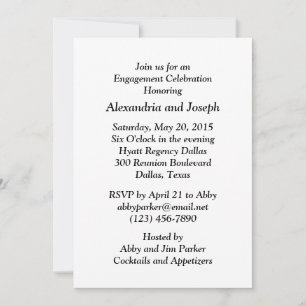 Oil Derrick Wedding   Engagement Party Invitation