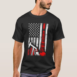 Oil Field For Oilfield Drilling T-Shirt