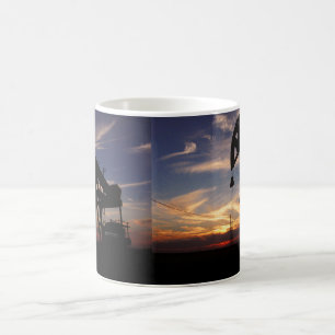 OIL FIELD SUNSET COFFEE MUG
