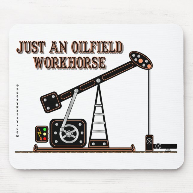 Oil Field Workhorse,Beam Pump,Oil Jack,Oil Gift Mouse Mat (Front)