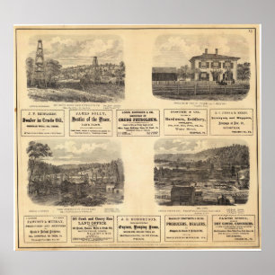 Oil fields, residence poster