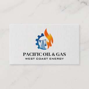 Oil & Gas Logo Business Card