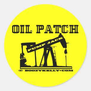 Oil Jack,Beam Pump,Oil Field Sticker,Oil,Present Classic Round Sticker