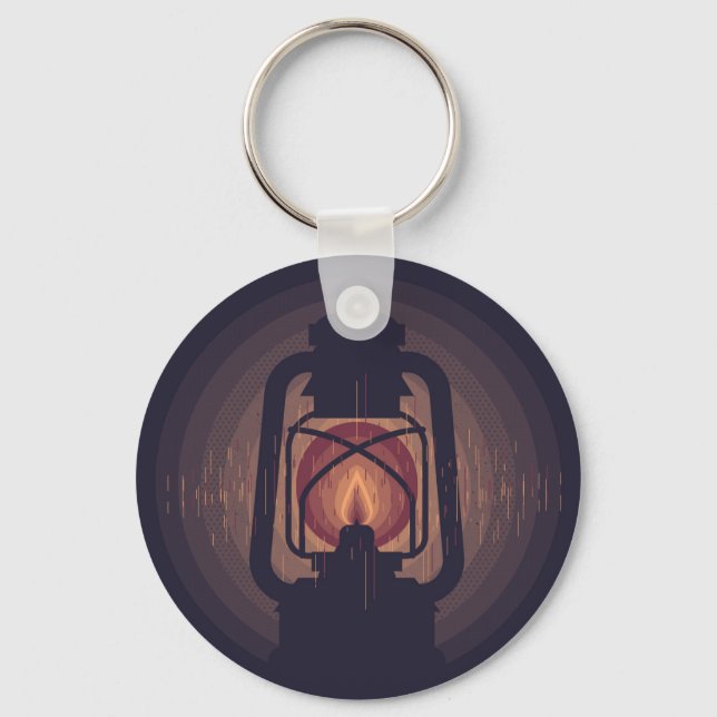 oil lamp key ring (Front)