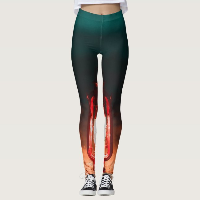 Oil lamp leggings (Front)