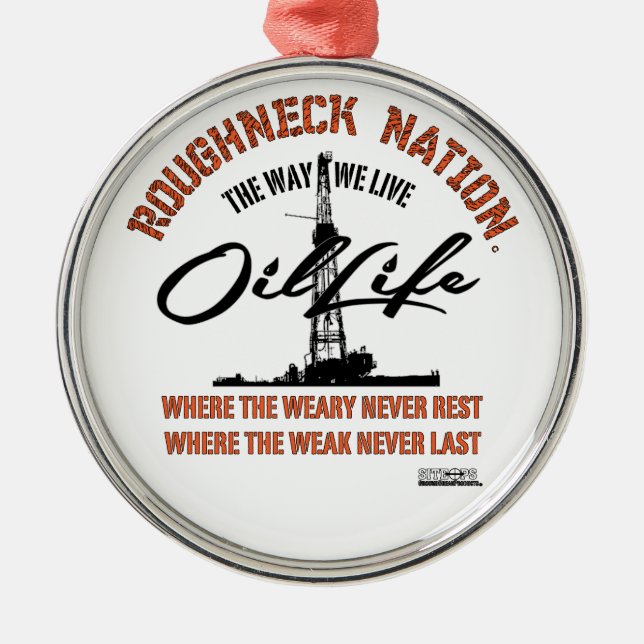 OIL LIFE Original Metal Tree Decoration (Front)