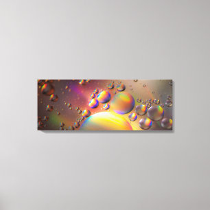 Oil on water canvas print