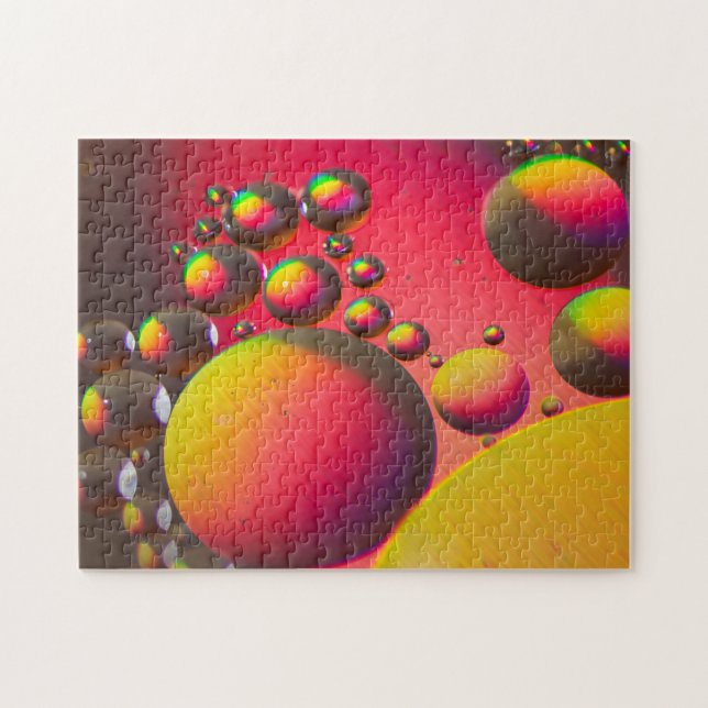 Oil on water jigsaw puzzle (Horizontal)