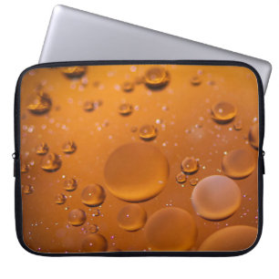 Oil on water laptop sleeve