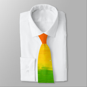 Oil paint Rainbow Colours Gay Lesbian LGBT Tie