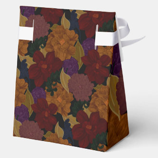 Oil Painted Flowers Favour Box