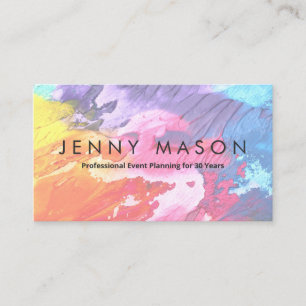 Oil Painting Canvas Art - Business Card