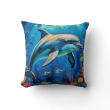 Oil Painting Dolphin