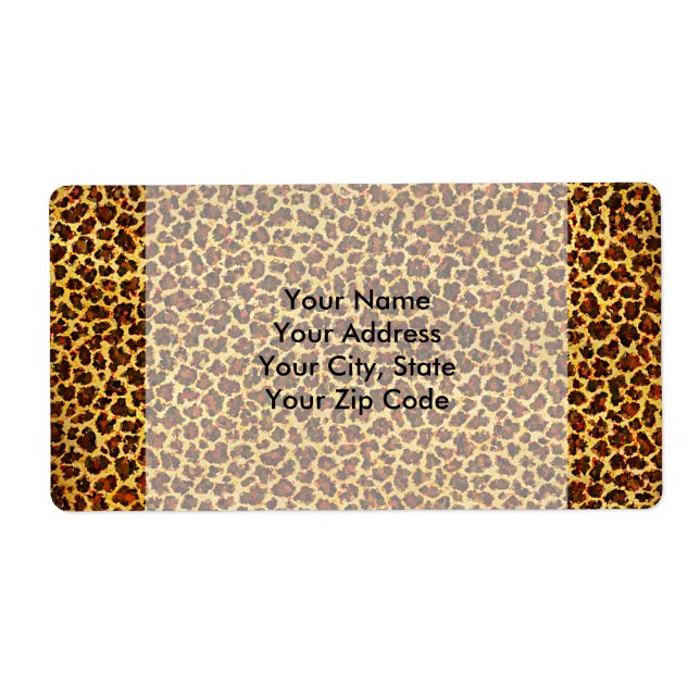 Oil Painting Look Leopard Spots (Front)