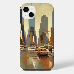 Oil Painting New York City iPhone 14 Plus Case