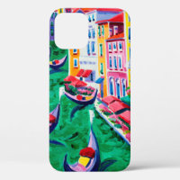 oil painting of beautiful Venice, Italy on canvas