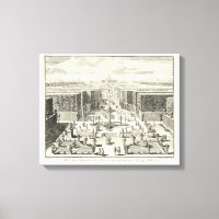 Oil Painting of Fountains at Garden of Versailles