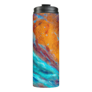 Oil painting on canvas. Abstract art background. F Thermal Tumbler