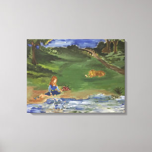 Oil Painting Original in print Day in The Park Sar