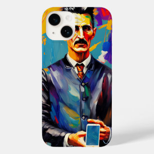 Oil Painting Tesla Introducing iPhone / iPad case 