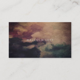 Oil Painting Textured Distress Business Cards