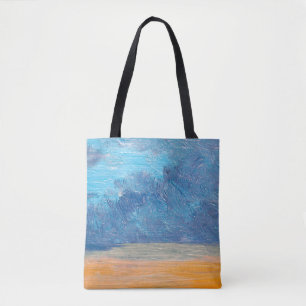Oil paintings landscape. Fine art. abstract,art,ba Tote Bag