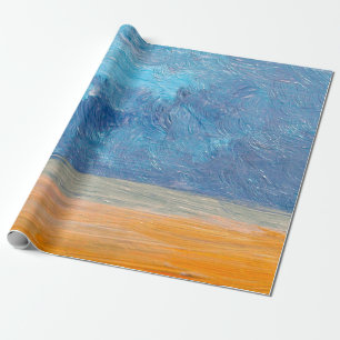 Oil paintings landscape. Fine art. abstract,art,ba Wrapping Paper