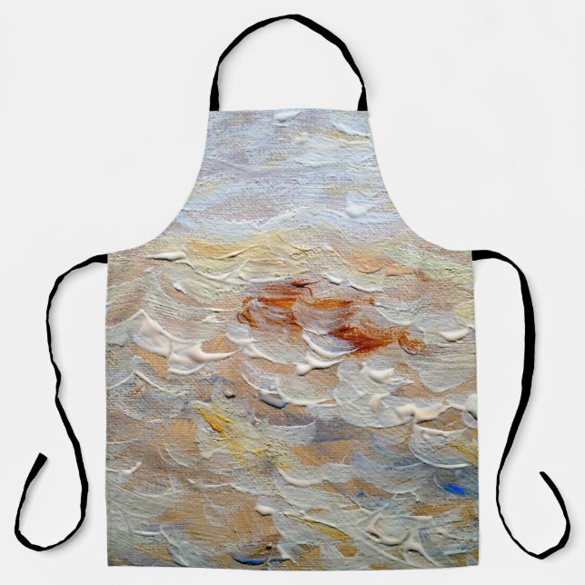 Oil paintings texture, fine artbackground,abstract apron (Front)