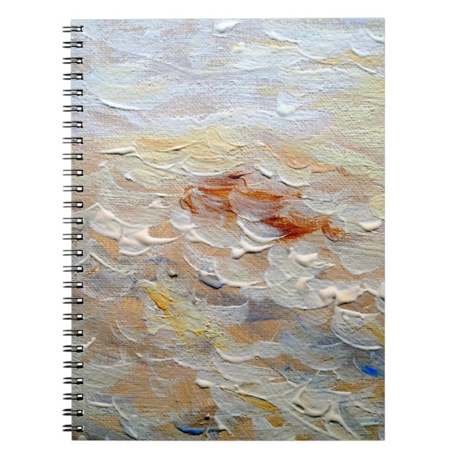 Oil paintings texture, fine artbackground,abstract notebook (Front)