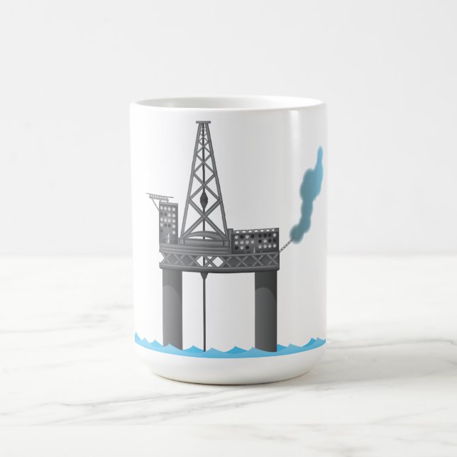 Oil Platform Coffee Mug (Center)