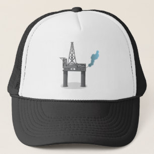 Oil Platform Trucker Hat