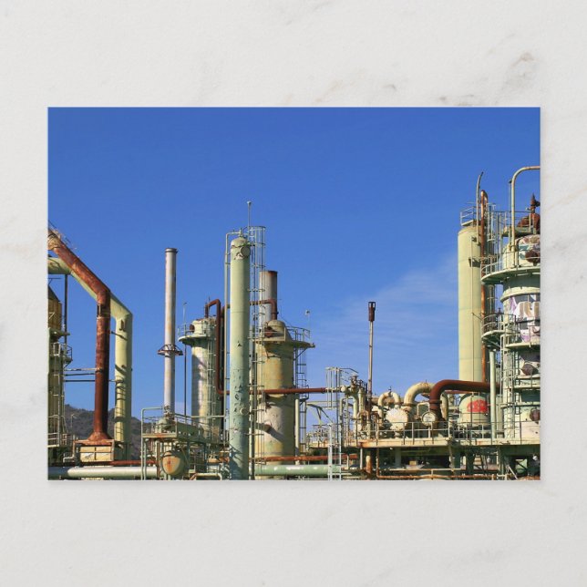 Oil Refinery Postcard (Front)