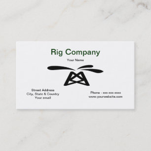 Oil Rig Business Card