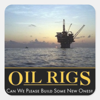 Oil Rig Sticker, Oil & Gas Hard Hat Sticker